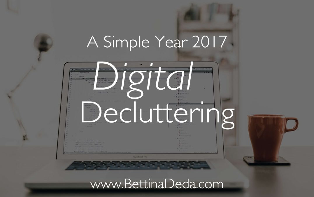 A Simple Year: Digital Decluttering